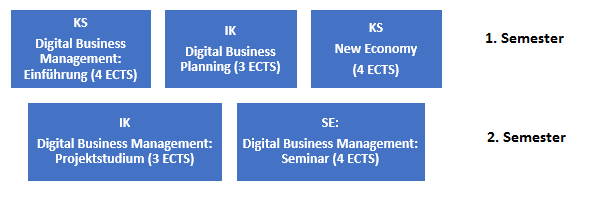 Übersicht Schwerpunkt Digital Business Management